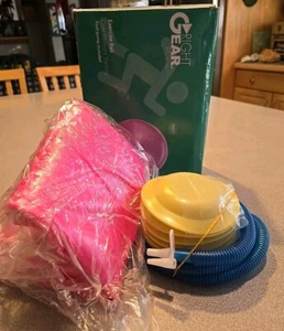 Exercise Ball with Pump for  Core Strength Training, Right Gear Fitness, PINK - Picture 1 of 2