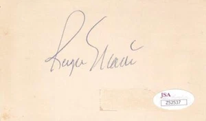 Roger Maris d 1985 signierte 3 x 5 Karteikarte Baseball JSA Z52537 * - Bild 1 von 1