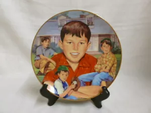 The Beaver Jerry Mathers Gartlan Limited Edition Porcelain Michael Taylor Plate - Picture 1 of 2