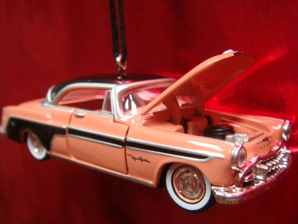 * NEW CLASSIC * 1955 55 DESOTO FIREFLITE EMBERGLOW & BLACK CHRISTMAS ORNAMENT - Image 1 of 1