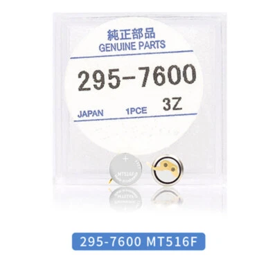 1pcs For Citizen Eco-Drive 295-7600 MT516F Rechargeable Battery Capacitor Sealed - Image 1 of 3