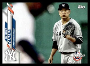 2020 Topps Opening Day #177 Masahiro Tanaka New York Yankees - Picture 1 of 2