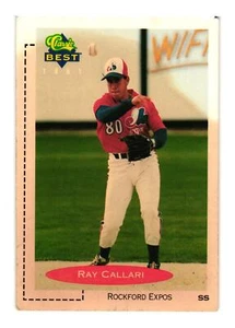 1991 Classic Games Ray Callari 316 Score Rockford Expos Short Stop - Picture 1 of 2