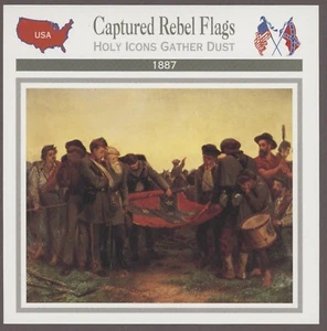 Eroberte Flaggen Atlas Bürgerkrieg Karte Nachwirkungen Wiederaufbau - Bild 1 von 1