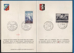 ✔️ FRANCE ITALY RARE Commemorative SONDERSTEMPEL CARD - Picture 1 of 3