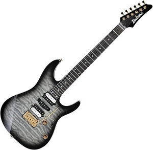 Ibanez Premium AZ47P1QM-BIBB Black Ice Burst 2022 New model with Gig Bag - Picture 1 of 8