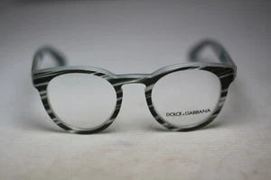 D&G Dolce&Gabbana DG 3251 3051 STRIPED AZURE 49-21-140 Italy 9423 - Picture 1 of 5