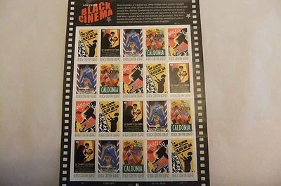 U.S. 2007 Vintage Black Cinema, $0.42 Cent Stamps - Image 1 of 3