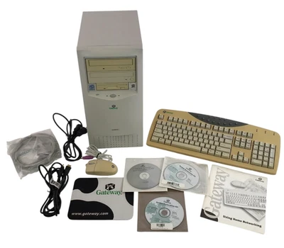 Gateway Essential Tower PC 2000 Pentium III 500MHz 128MB 0HD nVidia TNT2 DVD-RW - Image 1 of 4