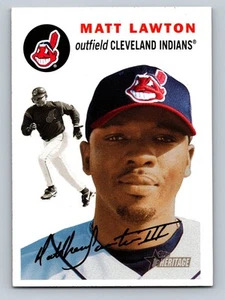 2003 Topps Heritage #22 Matt Lawton Cleveland Indians - NM/MT - Picture 1 of 2