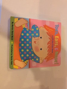 Toes, Ears, & Nose! LIFT THE FLAP Board Book Karen Katz Marion Dane Bauer - Foto 1 di 1
