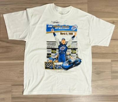 Camiseta Kurt Busch Autografiada Chase Authentics Miller Lite NASCAR Talla XL 2009 Foto 1 de 4