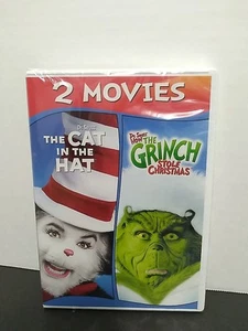 How the Grinch Stole Christmas Cat in the Hat DVD New Factory Sealed - Picture 1 of 6