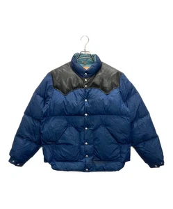 Rocky Mountain FeatherBed Daunenjacke Lederpasse Gr: 44 Blau Herren Auth - Bild 1 von 10