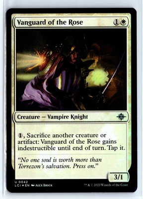 (2x) FOIL Vanguard of the Rose Lost Caverns of Ixalan MTG Magic the Gathering - Image 1 of 4