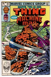 Marvel Two-In-One No 93 Nov 1982 (VFN) (8.0) Bronze Age, Thing & Machine Man - Picture 1 of 2