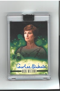 #/20 Star Wars Genevieve O'Reilly Autograph ON-CARD STELLAR Mon Mothma Auto - Picture 1 of 3