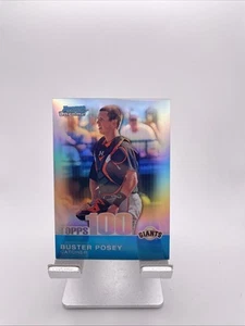 2010 Bowman Chrome - Topps 100 Prospects Buster Posey #TPC20 Refractor /499 (RC) - Picture 1 of 2