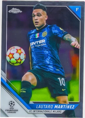 2021-22 Topps Chrome UCL - Lautaro Martinez #30 - Image 1 of 2