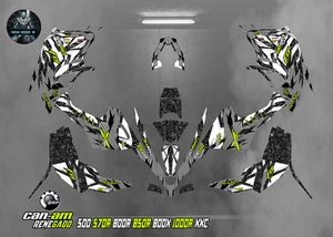 CAN AM RENEGADE 500 570R 800R 850R 800X 1000R XXC 2005-2022 Graphics kit Decals - Picture 1 of 5
