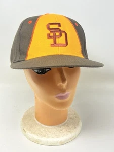 Vintage San Diego Padres COOPERS TOWN COLL The Pro MLB 1984 Fitted Hat 7 1/2 - Picture 1 of 13