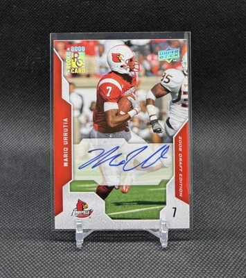 MARIO URRUTIA 2008 Upper Deck NFL Draft Edition Rookie Auto #70 Autograph - Image 1 of 2