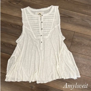 Free People Fließendes Tunika Tanktop Gr. Small Neu - Bild 1 von 4