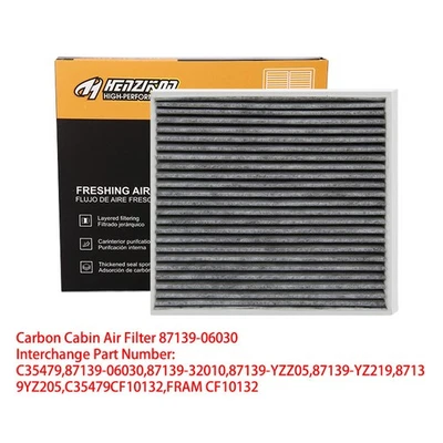 Углеродный воздушный фильтр для салона C35479 для Lexus ES300/ES330 2002-2006 годов выпуска 3,0 л 3,3 л оригинальная спецификация - Изображение 1 из 3