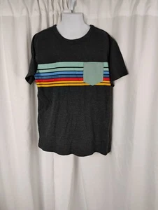 Cat & Jack Striped Children's Pullover T-shirt  Multicolor Stripes Boys Size M - Picture 1 of 5