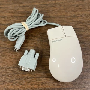 Microsoft Parallel Mouse Port Compatible roller ball 2.0 58264 C3KAZB1 - Picture 1 of 4