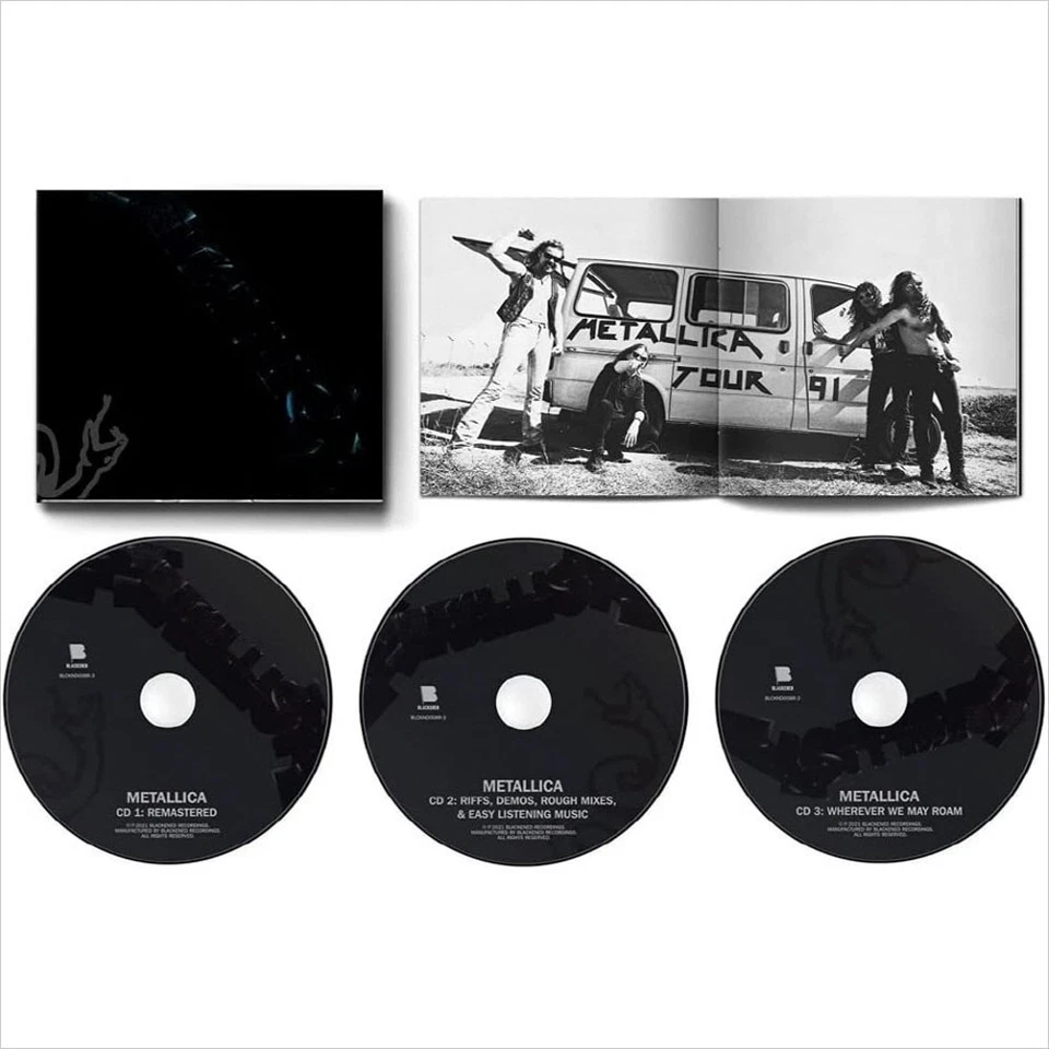 Metallica The Black Album (Remastered) 3CD Expanded Edition