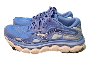 New Mizuno Wave Horizon 7 Daily Shoes Women 7.5 Federal Blue White Comfort Soft - Picture 1 of 8