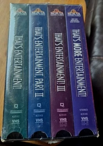 That's Entertainment Ultimate Musical Treasury 4 VHS Boxed Mgm Clips Sealed - Picture 1 of 8