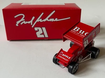 Coche Sprint Budweiser rojo Fred Rahmer #21 de colección de carreras fundido a presión 1:24 Foto 1 de 4