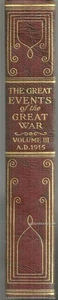 Great Events of the Great War Volume I I I A.D 1915 Charles Horne 1920 Military - Picture 1 of 2