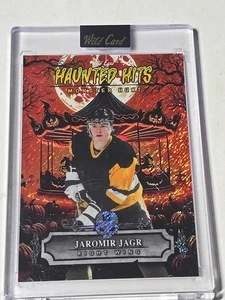 2025 Wild Card HAUNTED HITS Multi-Sport JAROMIR JAGR Monster Hunt RARE SSP  1/2 - Picture 1 of 3