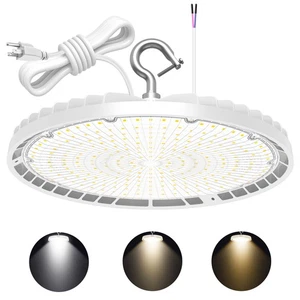 White LED High Bay Light 150W 120W 90W Adjust 3000K 4000K 5000K UL & DLC Listed - Picture 1 of 15