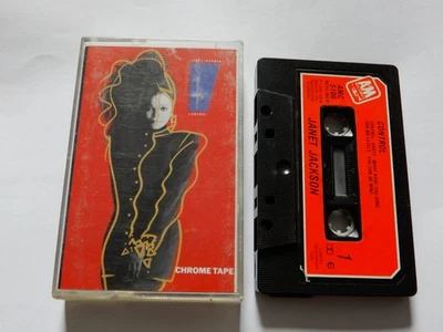 JANET JACKSON - CONTROL - 1986 UK CASSETTE TAPE ALBUM (NASTY,PLEASURE PRINCIPLE) - Image 1 of 4