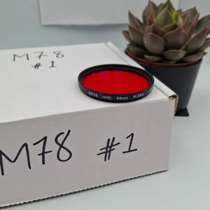HOYA JAPAN 58mm HMC Red R (25A) Filter. Einige Pilz / Beschichtungsprobleme. (refB) - Bild 1 von 5