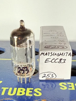 Tubo Matsushita ECC83 12AX7 testado bom equilibrado - Imagem 1 de 4