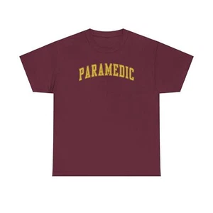 Paramedic Shirt Gifts Tshirt Tee Crew Neck Short Sleeve - Picture 1 of 7