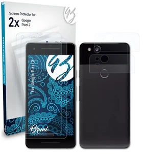 Bruni 2x Écran protecteur pour Google Pixel 2 Protecteur d'écran - Photo 1 sur 4