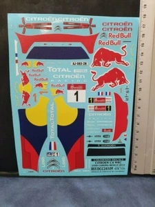 DECALS 1/24 CITROËN C4 WRC - #1 - LOEB - RALLYE MEXICO 2010 - COLORADO  24109 UV - Picture 1 of 1