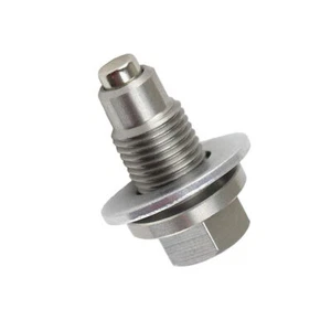 Stainless Steel Engine Magnetic Oil Drain Plug w/ Neodymium Magnet M12 X 1.25 MM - Picture 1 of 5