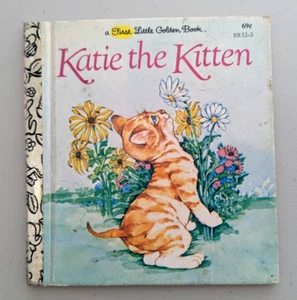 KATIE THE KITTEN Kathryn Jackson vintage First Little Golden Book 2nd printing - Picture 1 of 5