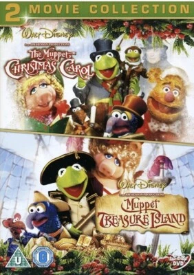 The Muppet Christmas Carol / Muppet Treasure Island DVD UK Release New Sealed R2 - Image 1 of 2
