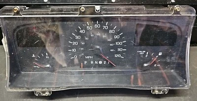 2001-02 Lincoln Towncar Instrument Speedometer Cluster OEM F8VF10A855-A Mile Unk - Image 1 of 4