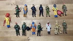 15 Palitoy Action Force 1982-  Gijoe UK Action Figures Lot As Pictured - Picture 1 of 9