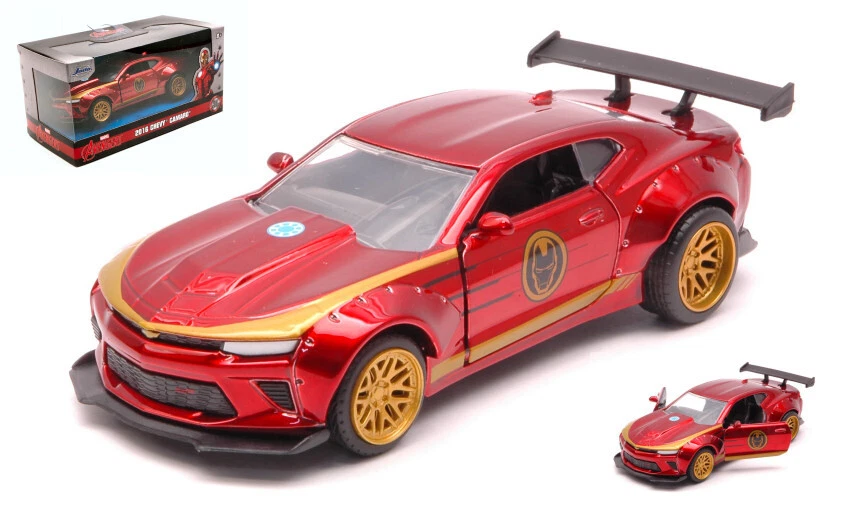 Chevy Camaro Ss 2016 Iron Man Marvel 1:32 Model JADA TOYS - Immagine 1 di 1