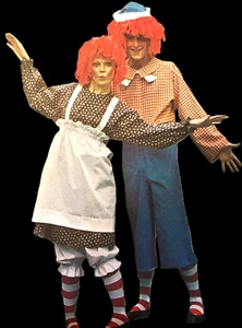 Costumes RAGGEDY ANN ANDY Pattern 1976 Bobbs-Merrill (Med Chest/Bust 36-38) UCFF - Picture 1 of 7